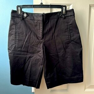 Black Bermuda shorts